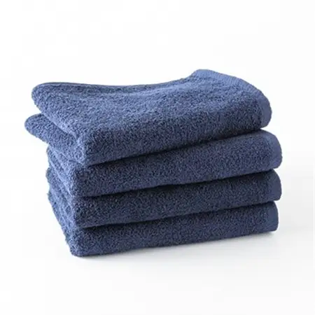 泉州産フェイスタオル4枚セット・ネイビー【1082356】
