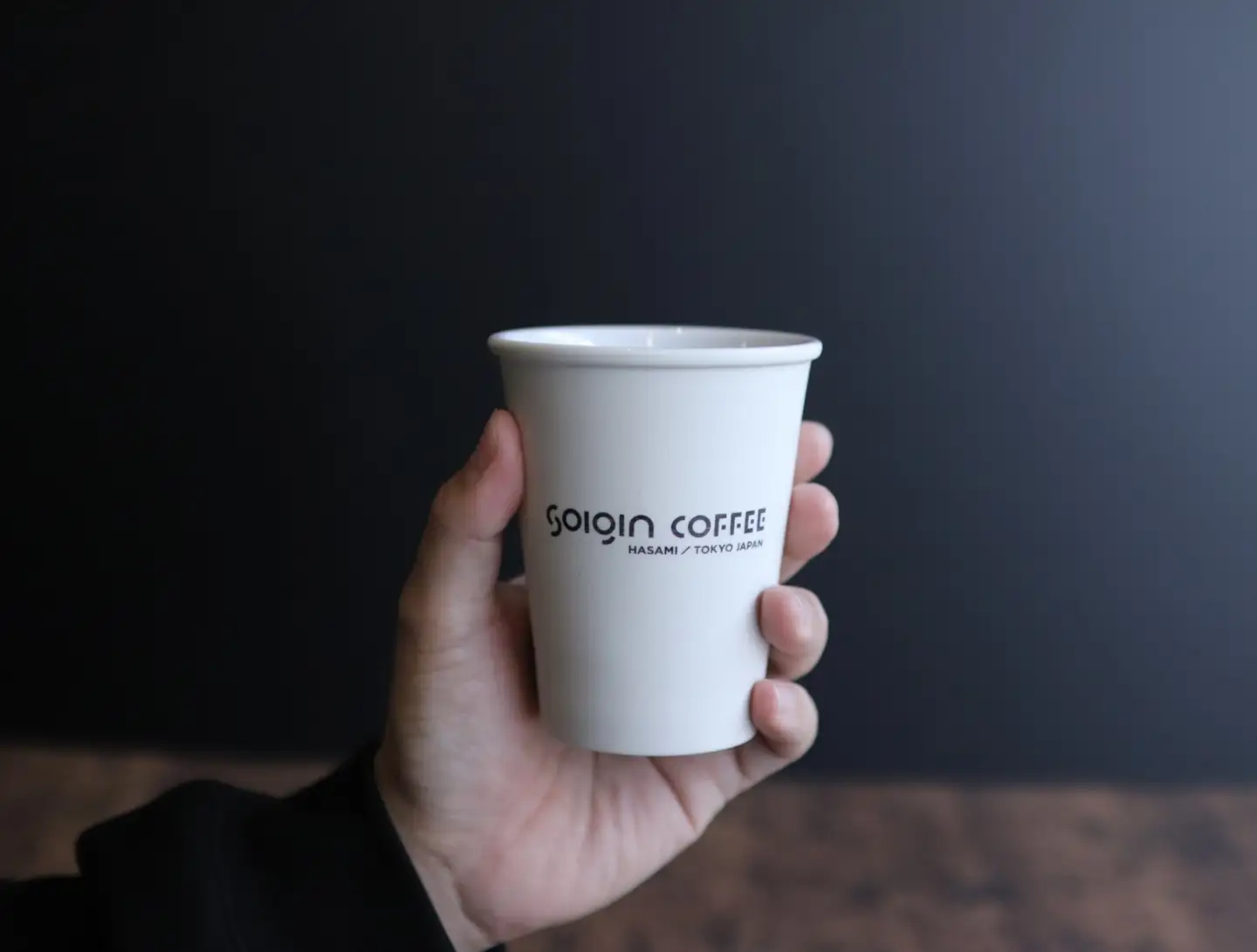 【波佐見焼】SOIGIN COFFEE　ロゴ入りペーパーカップタンブラー　Sサイズ＋ドリップバッグ5個