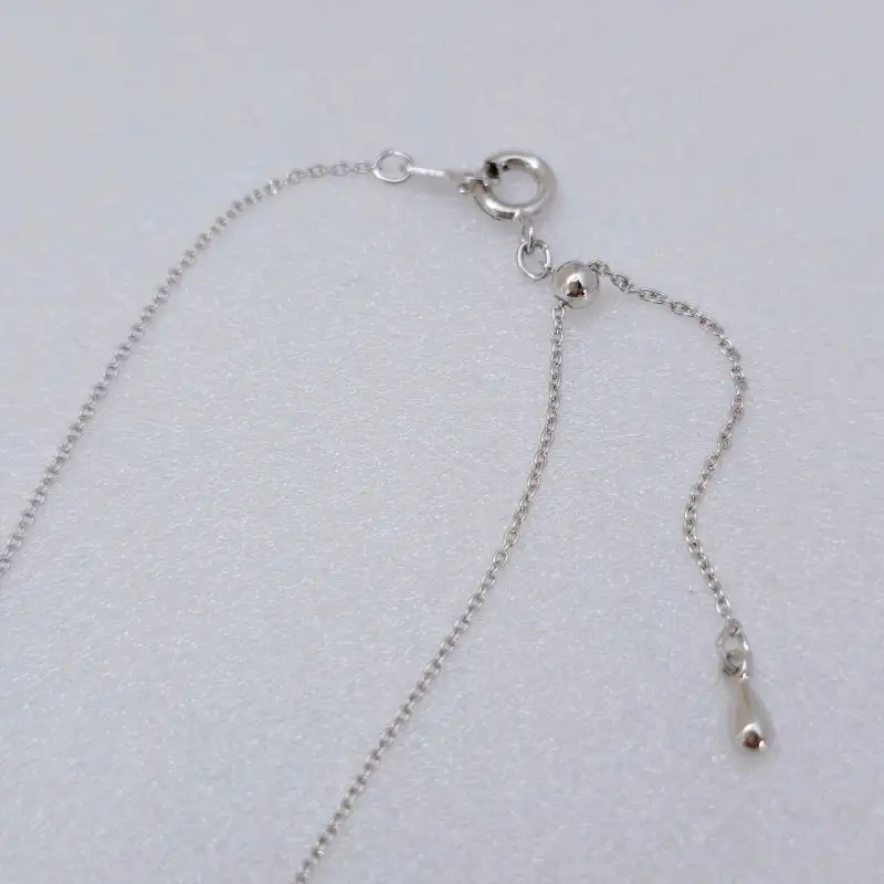 真珠 ネックレス 6.5mm ～ 6.9mm シルバー ブルーグリーン 約45cm スライド 式 パール アコヤ アクセサリー ジュエリー ファッション 冠婚葬祭 慶事 誕生日 結婚式 記念日 お祝い 贈答用 贈り物 ギフト プレゼント 普段使い おしゃれ カジュアル / 日常使いのパールペンダント、パールフォー