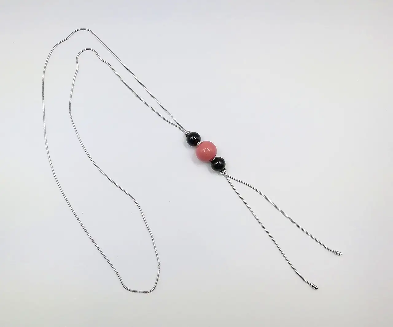 輪島うるし塗 Ｙ字ネックレス（漆塗） サクラ　wa049　ネックレス