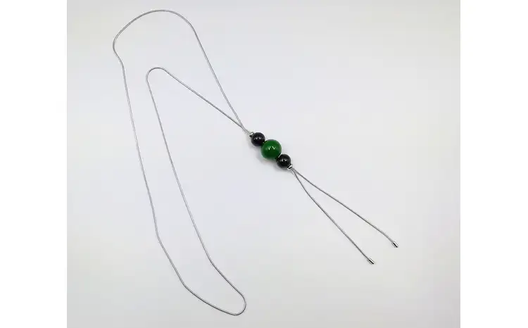 輪島うるし塗 Ｙ字ネックレス（漆塗） スダチ　wa049　ネックレス