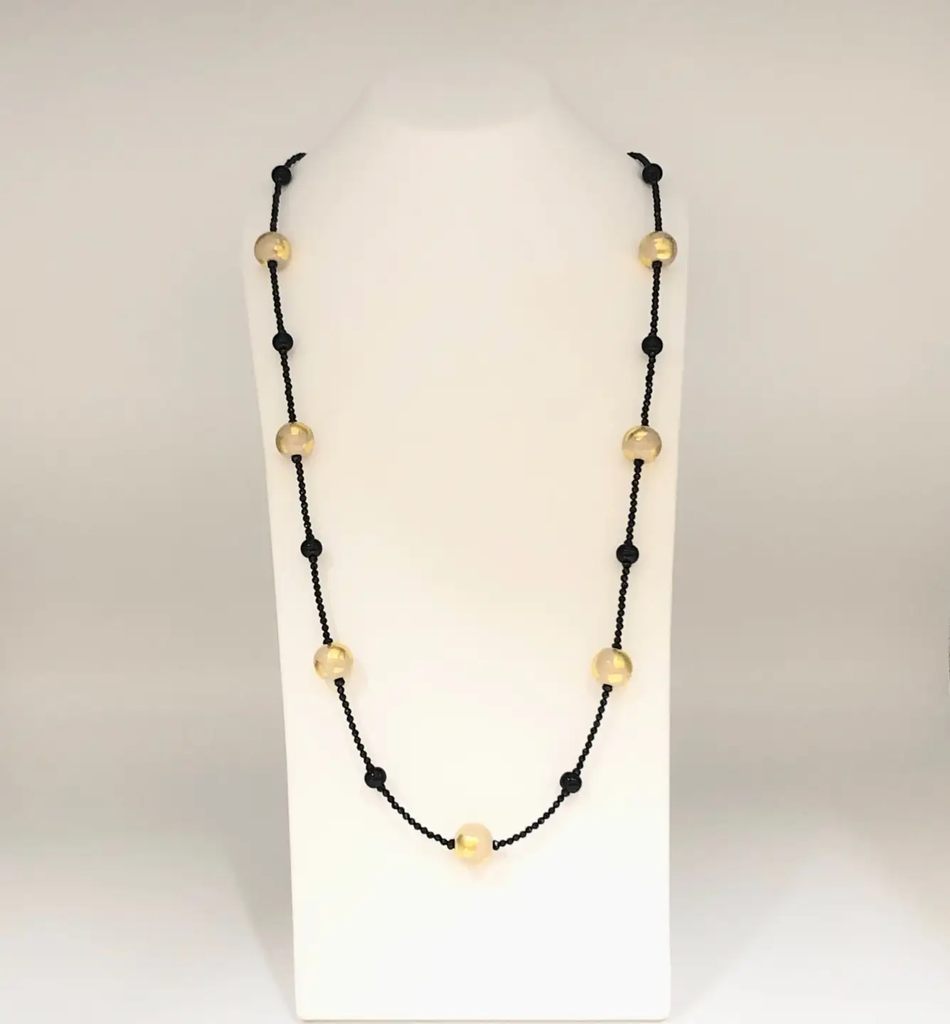 輪島うるし塗 HAKU ネックレス （白金箔） wa049　ネックレス