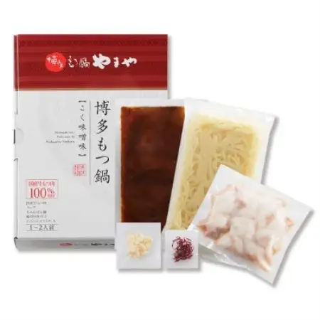 【毎月定期便】博多もつ鍋やまやのこく味噌味(1～2人前)(大野城市)全6回【配送不可地域：離島】【4086016】