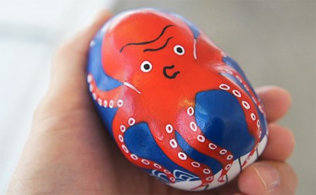 【 小豆島 】張り子　たこくじら　 民芸品 工芸品 伝統技術 