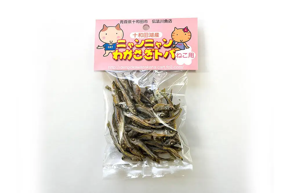 猫用おやつ 十和田湖ニャンちゃんわかさぎトバ 15g×4袋