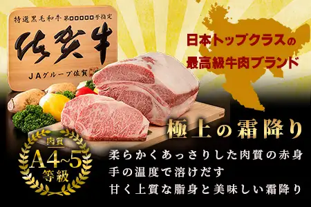 佐賀牛 サーロインステーキ 250g×4枚 計1000g ブランド牛 ステーキ 精肉 E-185