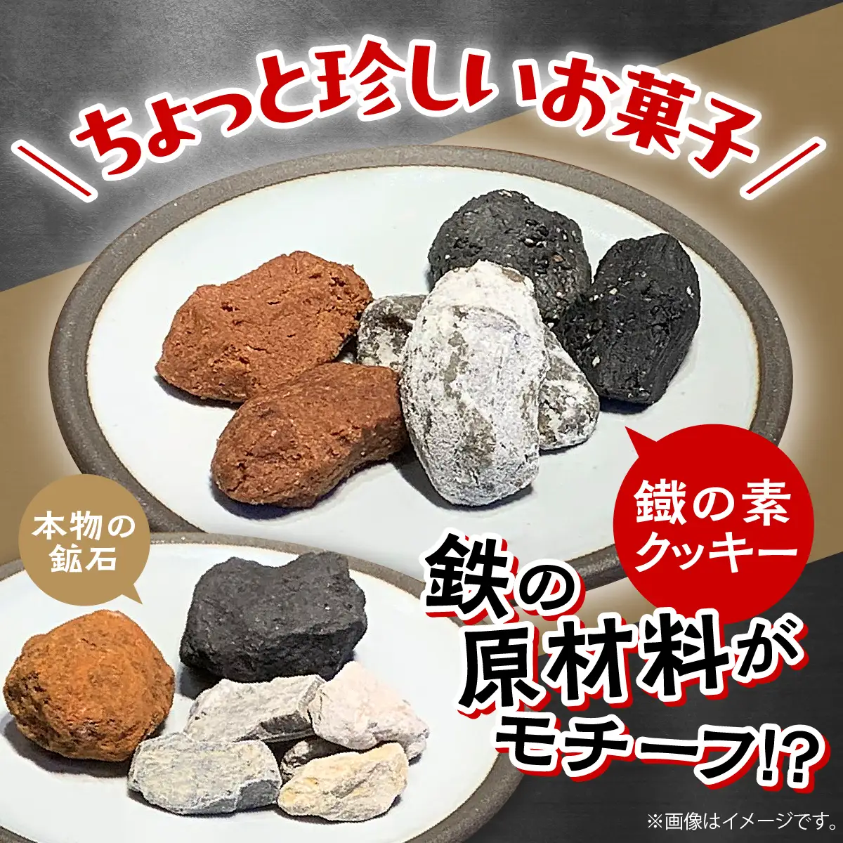 室蘭工業大学公認「鐵の素」クッキー （3種1袋×5袋 入）１箱 MROAP001