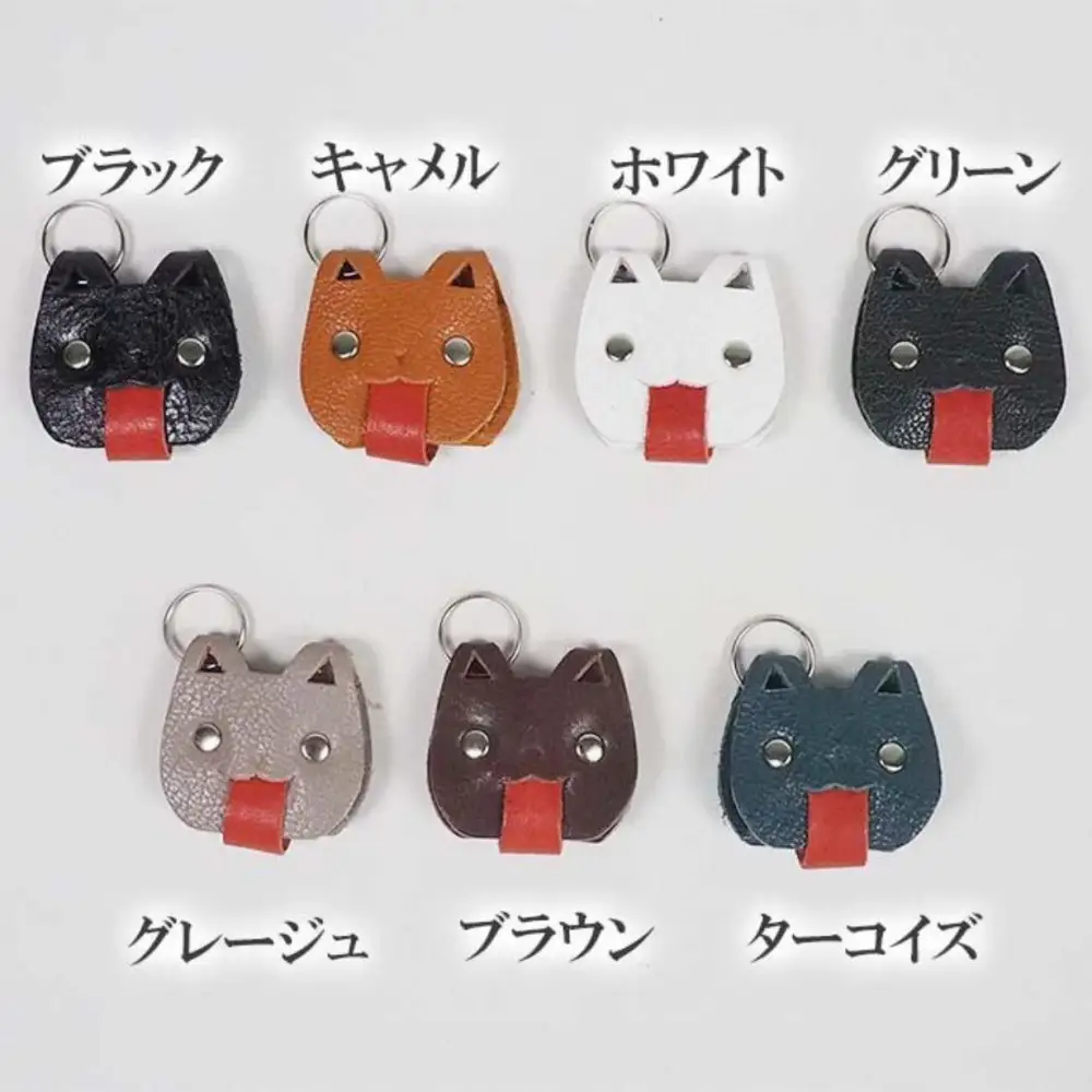 KUROKAWA 猫の手も借りたい コインケース 財布  小銭入れ 本革カラフル【グリーン】
