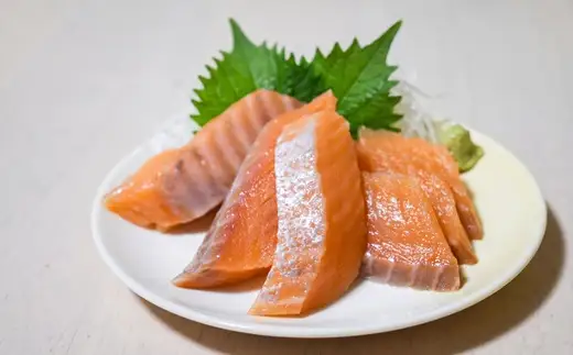 北海道日高産「チェリーサーモン」刺身柵×3P[01-1606]