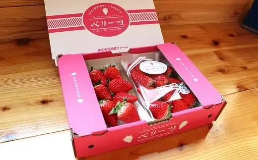 【先行予約】いちご「ベリーツ」大粒（280g×4パック）| いちご