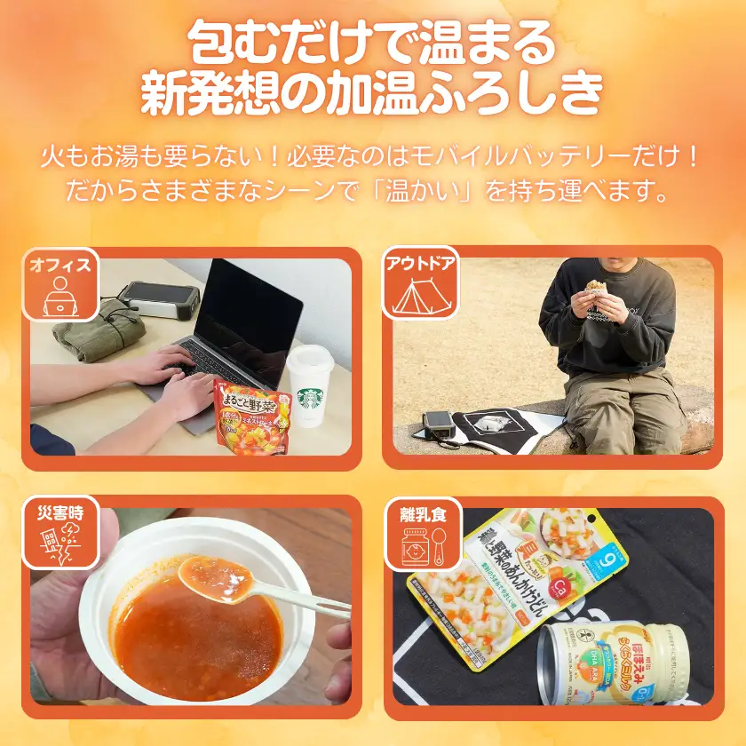 キャンプ アウトドア FUTURE FOX (フューチャー フォックス) ほかほかフードラップ［FF56］ // キャンプ BBQ 災害対策 防災 備蓄 フューチャーフォックス