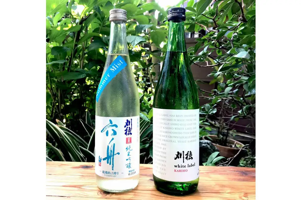 日本酒 飲み比べセット【夏限定】刈穂 純米吟醸 六舟サマーミスト／刈穂 純米酒 white label 各720ml×1本 秋田県 大仙市