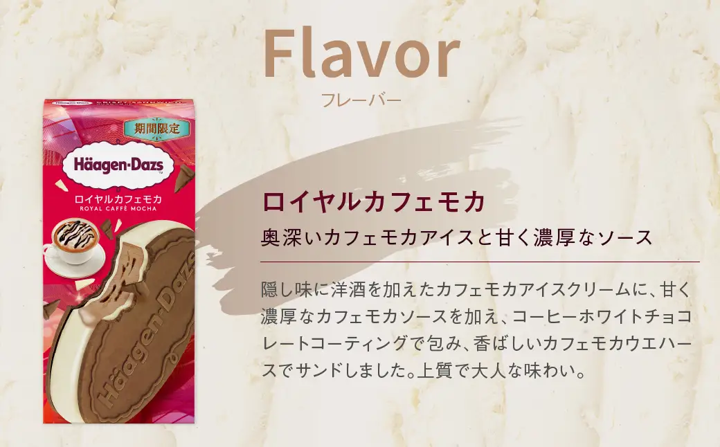 【数量限定】ハーゲンダッツ『クリスピーサンド ロイヤルカフェモカ　12個セット』_H0026-108