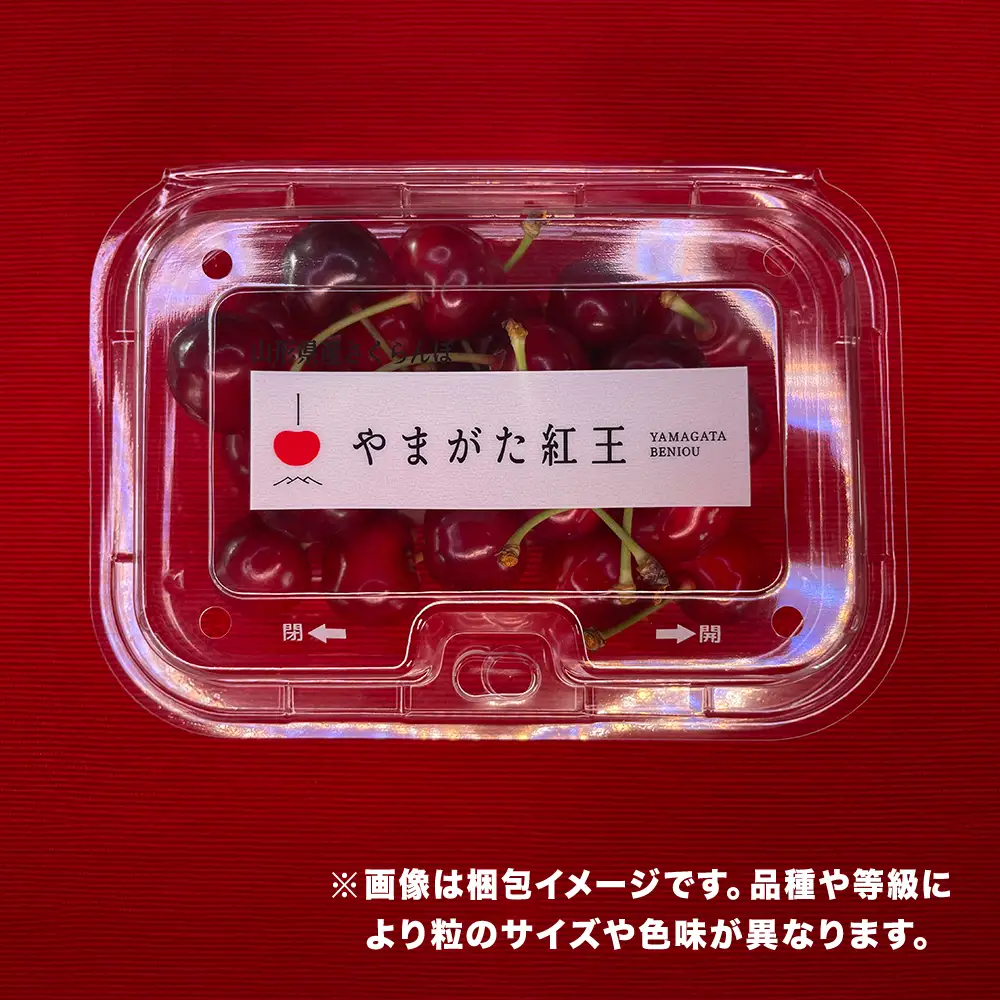 先行予約 さくらんぼ やまがた紅王 180g Lサイズ 秀品 山形県産 令和8年産 2026年産 sb-ybslx180