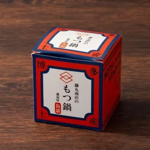 藤丸商店の博多もつ鍋　缶詰3缶セット（醤油味1缶・味噌味2缶　計2種）