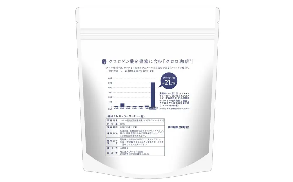 クロロ珈琲 300g 中挽き【077-003】