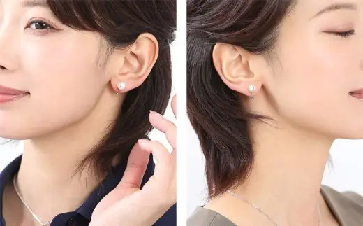 あこや真珠 イヤリング 8.0-8.5mm K14WG ホワイトゴールド パール 真珠 あこや レディース アクセサリー ジュエリー オシャレ 装飾 装飾品 カジュアル シンプル 宝石保証書 ギフト ケース付き