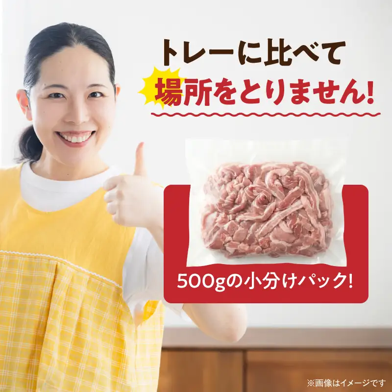 ＜ 訳あり ＞ 鹿児島県産 豚肉 切り落とし 1.5kg （ 500g×3パック ） KN179-001-01 わけあり 肉 豚 冷凍