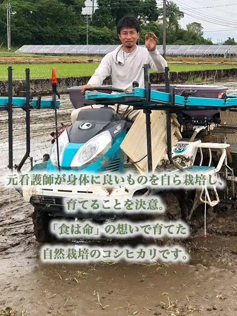 【射水の美味しいお米】【自然栽培農法】自然栽培農家 marufarm 自然栽培米「コシヒカリ」10kg ※2026年10月～発送