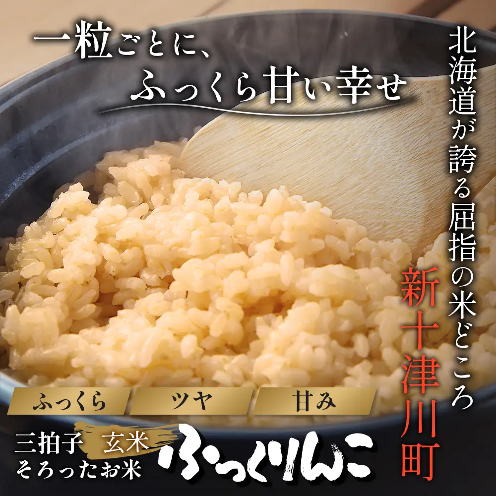 【令和8年度産】ふっくりんこ玄米定期便  (10kg×2回)【11047】