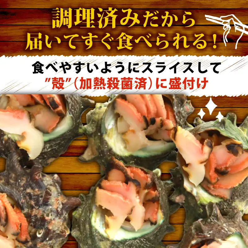 冷凍 お造り サザエ 10～14個 冷凍 下関 山口 《さわ水産：SW》 SW-SZ003