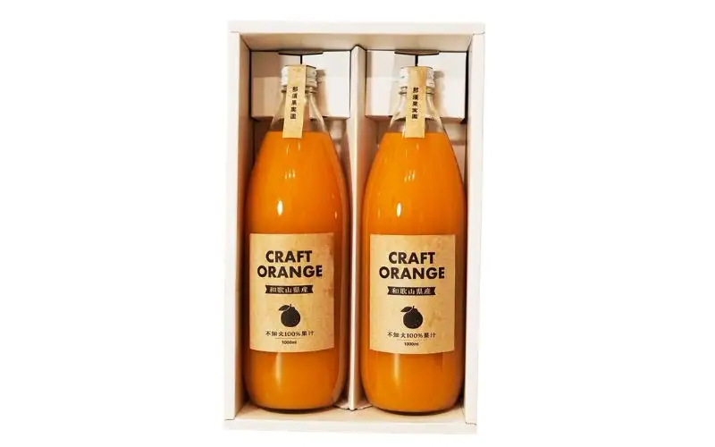  不知火ジュース CRAFT ORANGE 100％果汁 2本 / 早生みかん 早生 ミカン 柑橘 不知火 ジュース deuce じゅーす フルーツ 果物 紀州産 和歌山県【kjt012-1】