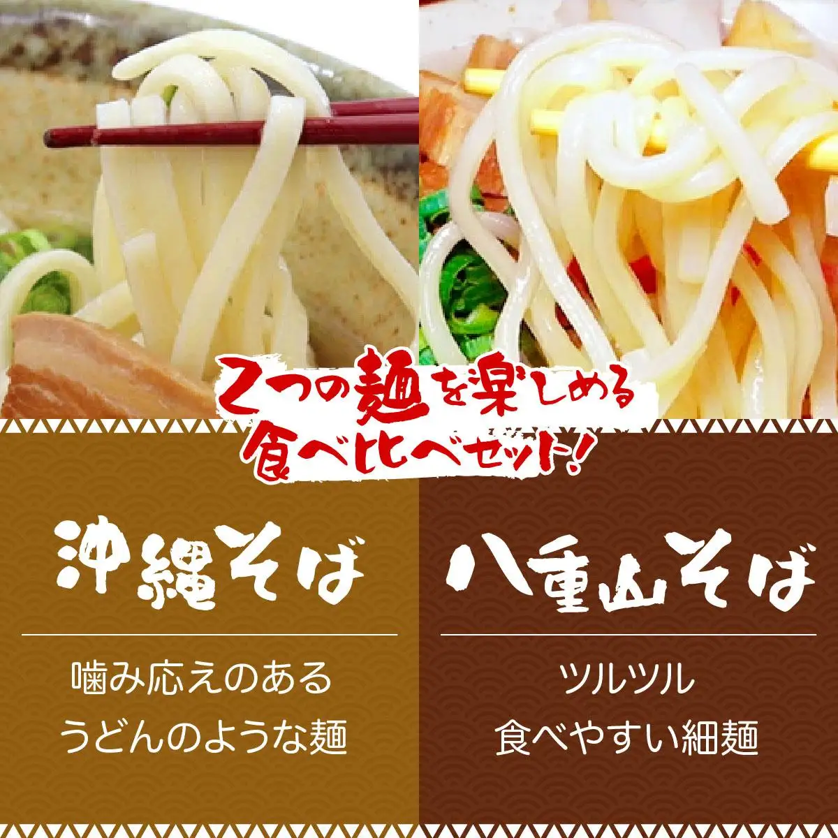 沖縄そば & 八重山そば 食べ比べ 10食セット