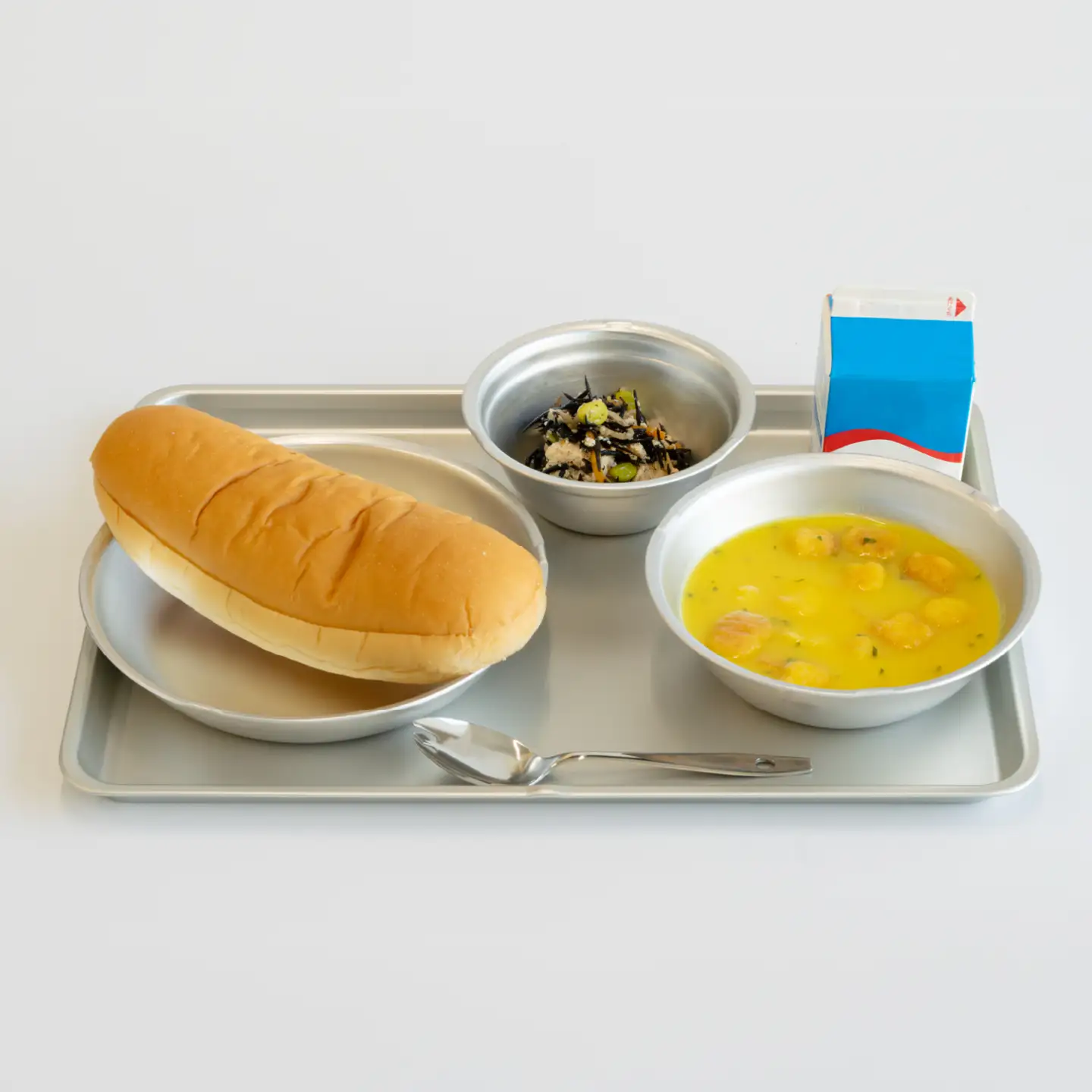 アルミ給食Aセット（スプーン付）