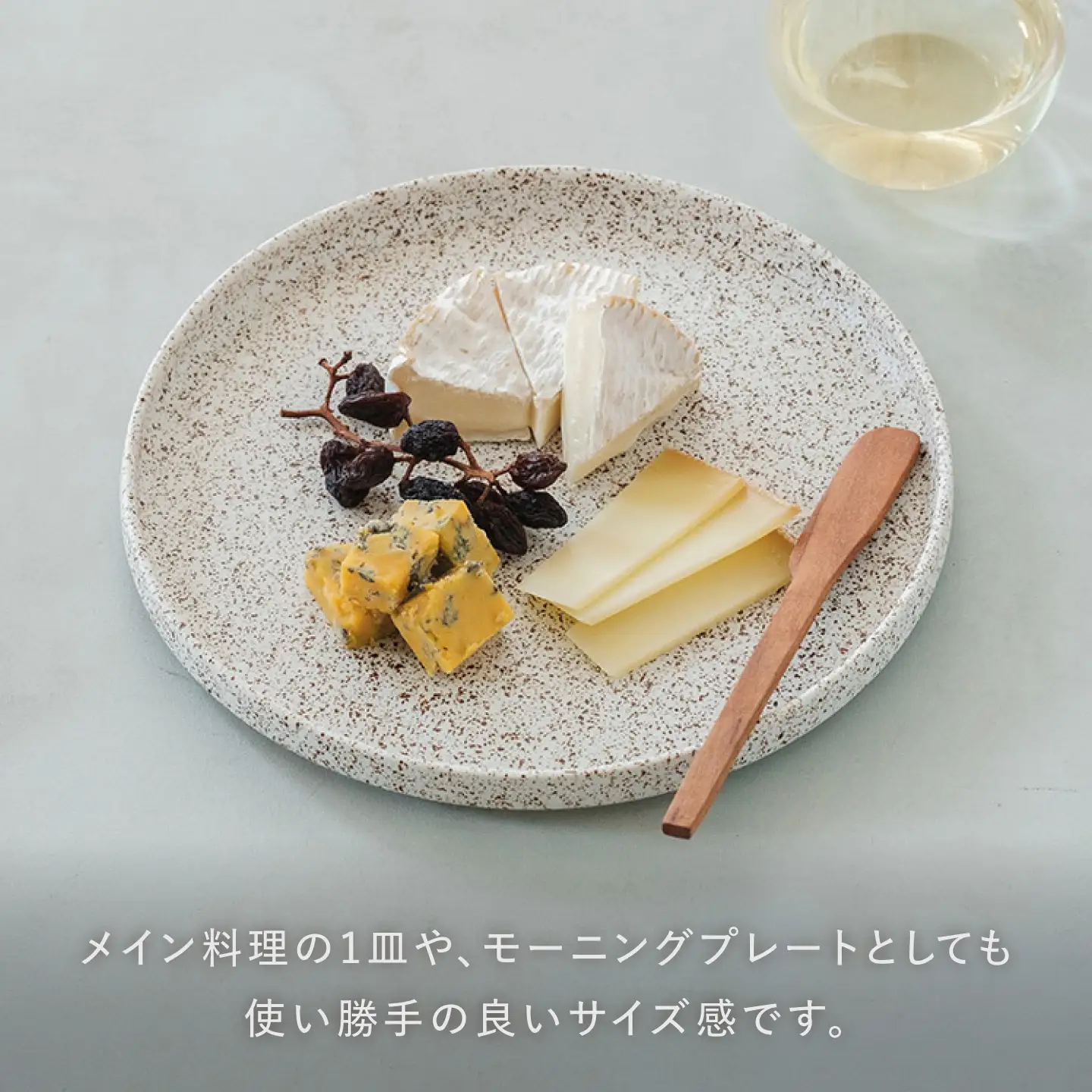 【美濃焼】 きほんのうつわ 切立プレート 錆点 21cm 多治見市 / 丸朝製陶所 MARUASA PORCELAIN FACTORY プレート 皿 お皿[TCK045]