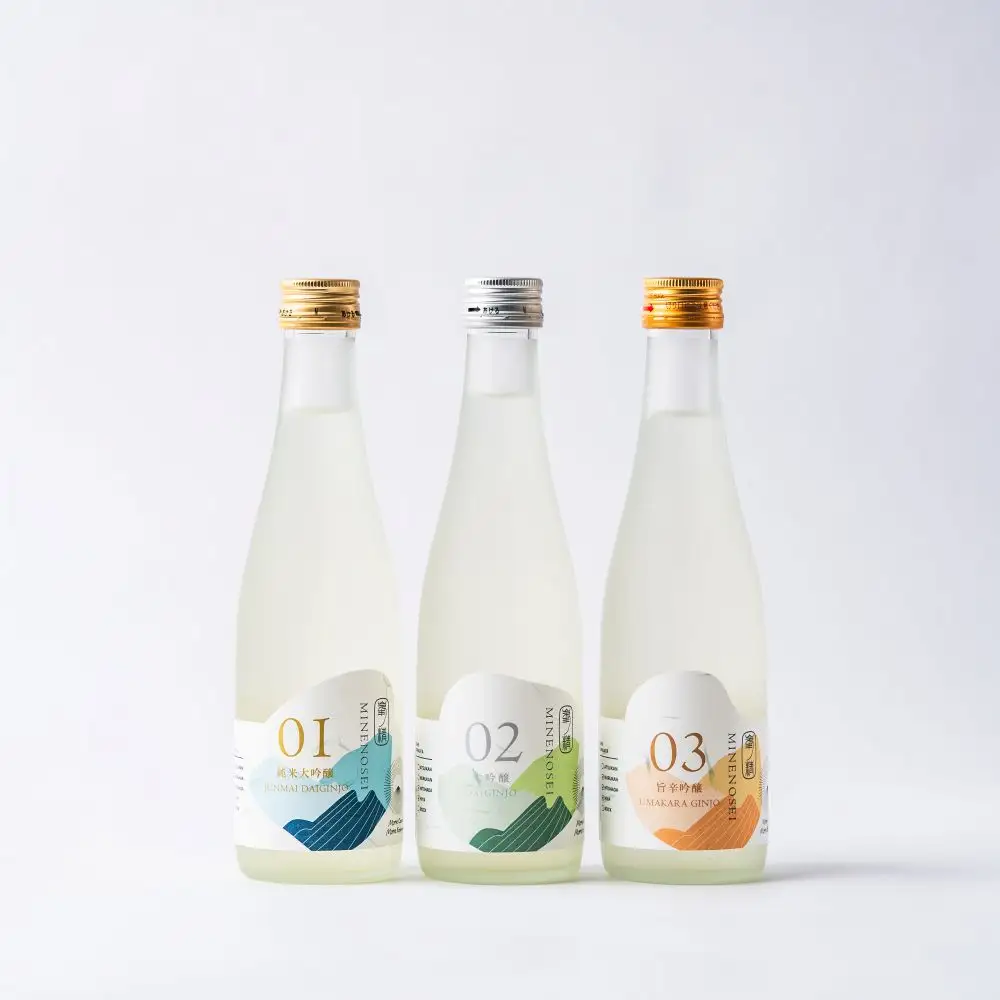 日本酒 峯の精３種 飲み比べセット（純米大吟醸・大吟醸・旨辛吟醸）| 穴太商店
