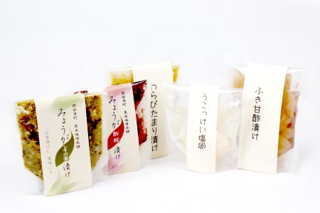 漬物ざんまい　5種5品 F4D-0116