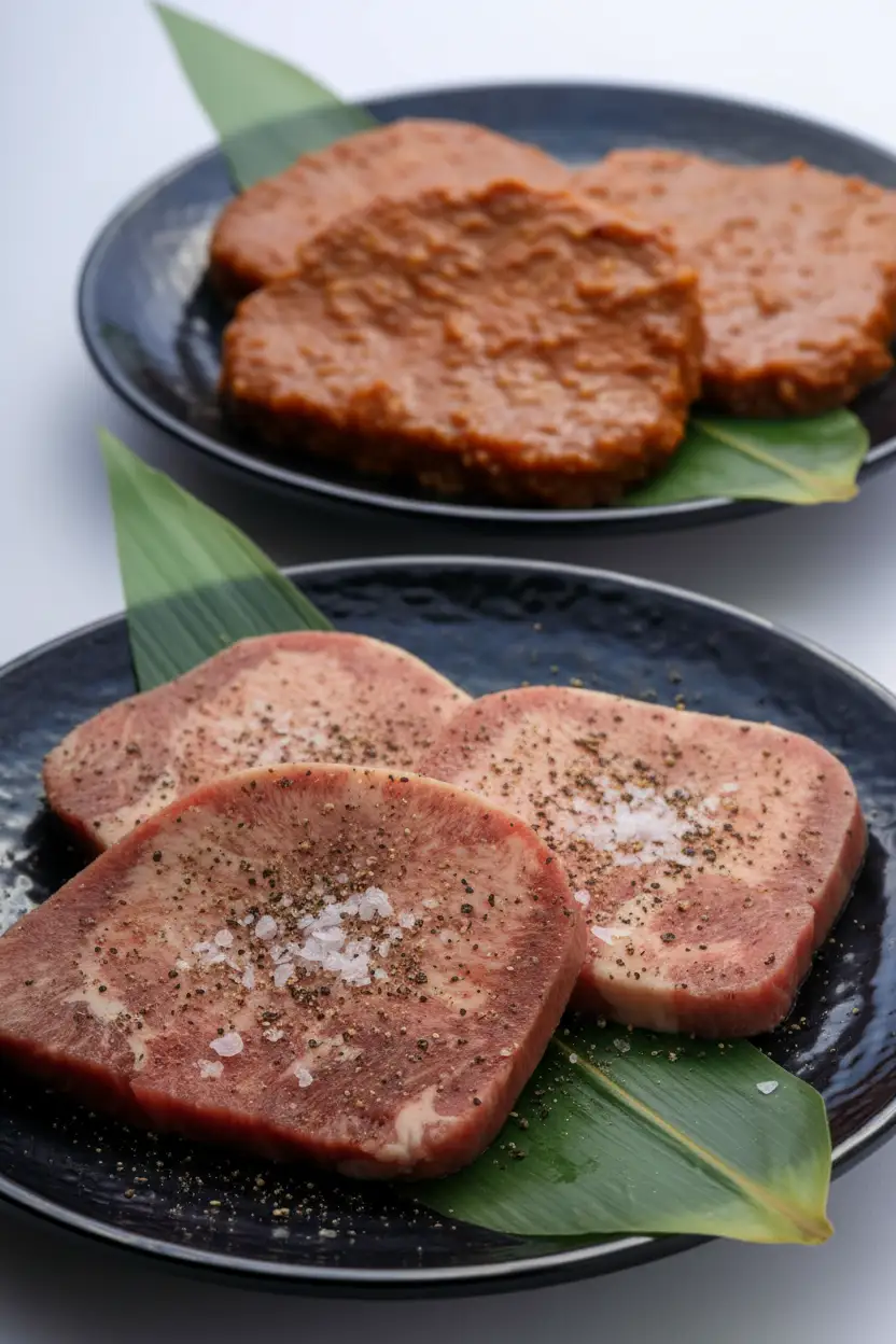 牛タン＆和牛ホルモン 塩・味噌 食べ比べセット 4パック 肉 牛肉 牛たん 和牛 ホルモン 味噌 塩 冷凍 焼肉 BBQ アウトドア バーベキュー 厚切り タン D0562 岩手県 北上市 ヤマトフードサービス