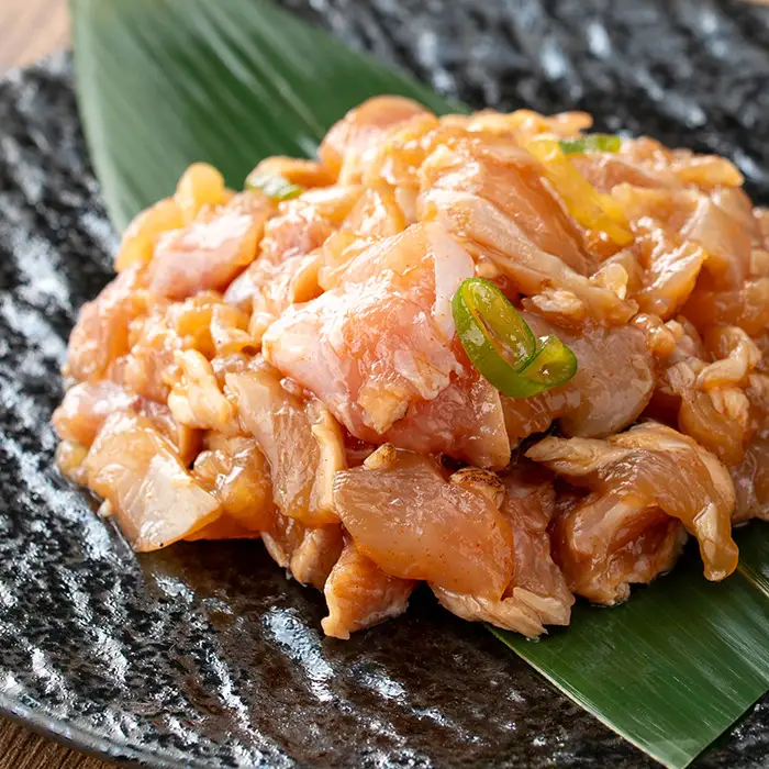 鹿児島県産！地鶏 ゆっけ 500g(100g×5) 【00-115-05】