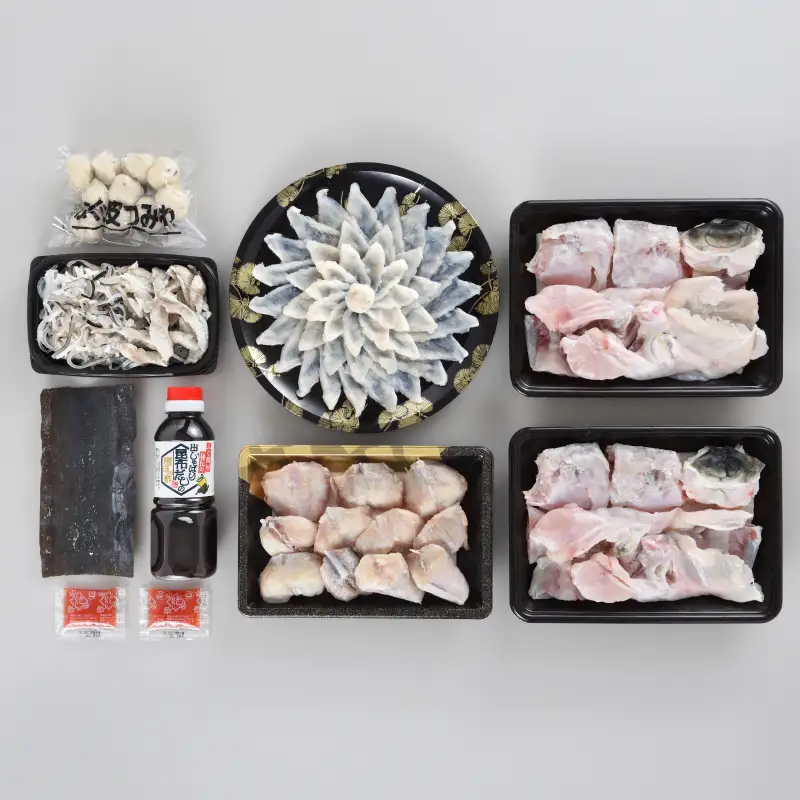 国産ふぐ料理 満喫セット 4～5人前 ふぐ刺し 120g 冷凍 ふぐ FR