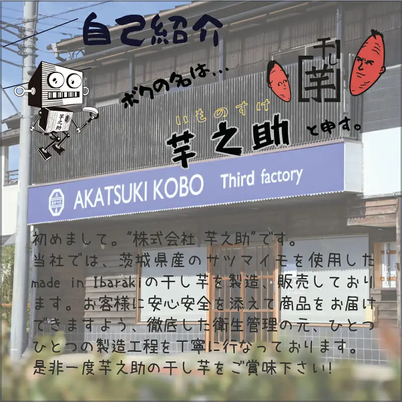 茨城県産さつまいも使用　芋之助の紅はるか皮付きスティックセット（皮付き90ｇ×10袋）【 さつまいも 茨城県 日立市 】