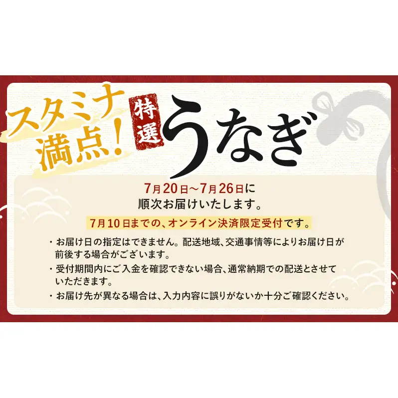 土用の丑の日ギフト 浜名湖産うなぎ 蒲焼 2尾 (100g以上×2本)山椒たれ付き 国産 うなぎセット 国産うなぎ 浜名湖うなぎ 海老仙 静岡 浜松市