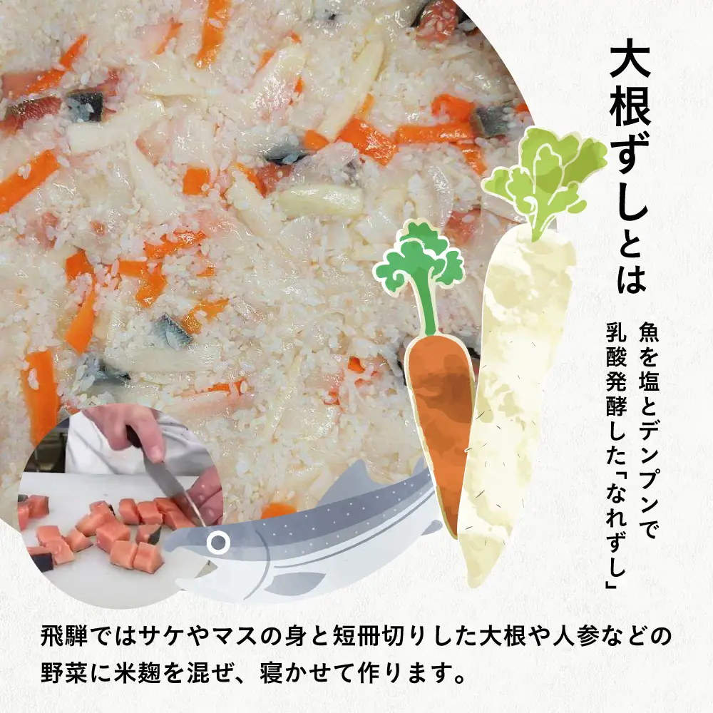 ＜郷土料理＞ 大根ずし 250g×6パック かわいやまさち工房 郷土料理