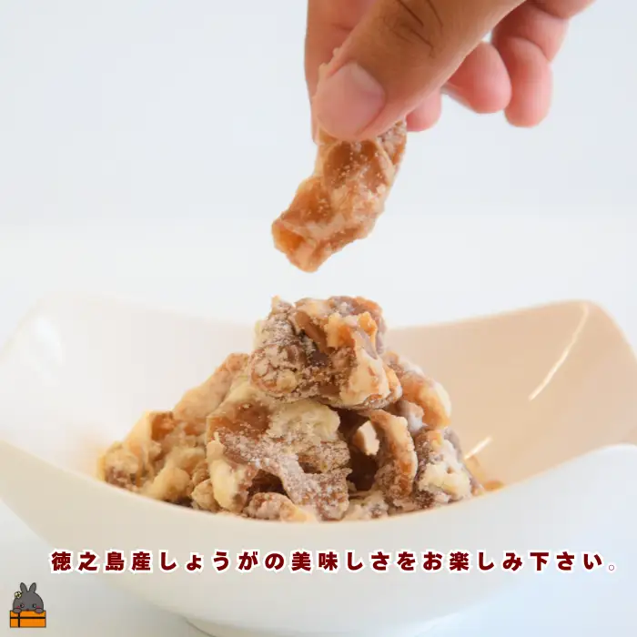 徳之島産生姜そのまま しょうがチップス（20g×3袋） （ しょうが 生姜 ショウガ 黒糖 黒砂糖 シークニン しょうが湯 生姜湯 ）