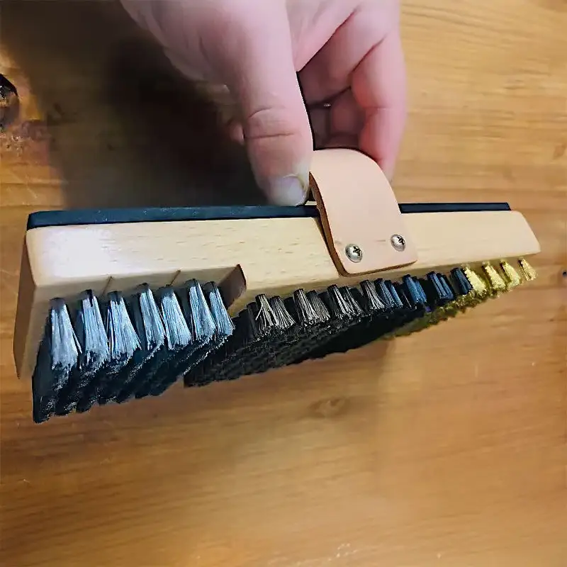 4in1 レーシングフィニッシュブラシ 【ハヤシワックス】 | スキー スノーボード スノボ スポーツ用品 スキー用品 スノーボード用品 メンテナンス ツール グッズ 道具 高性能ブラシ ワクシング チューンナップ ウィンタースポーツ 冬 東北 山形 鶴岡市 返礼品 送料無料