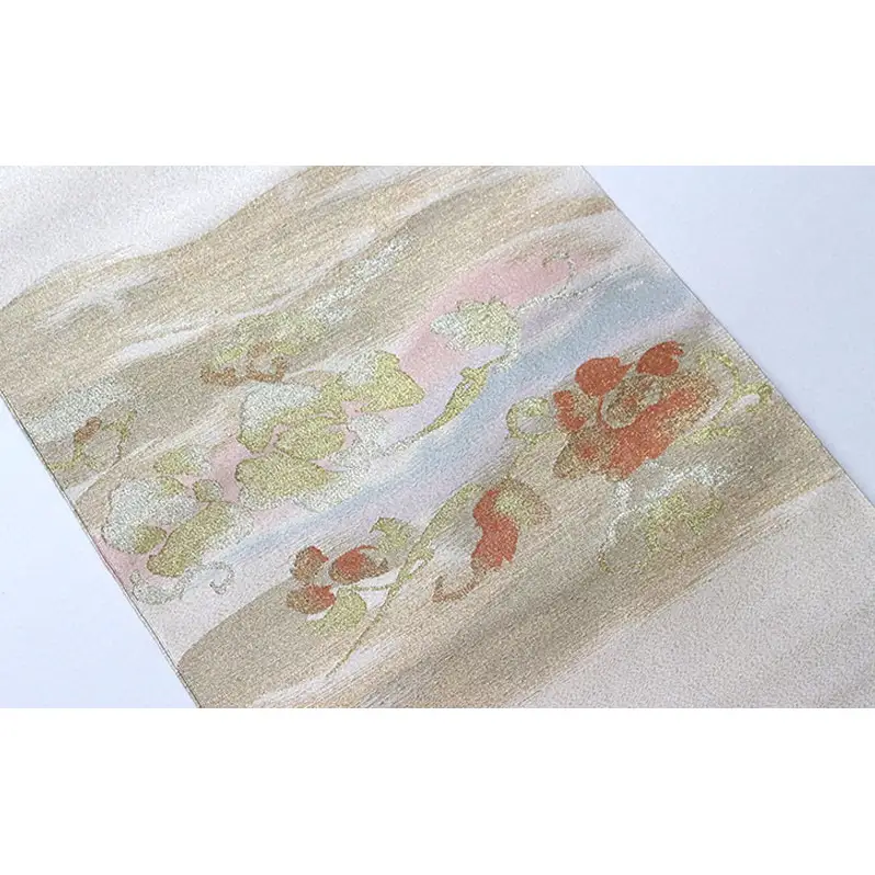 爪掻本綴織 名古屋帯＜ 名物文集 ＞