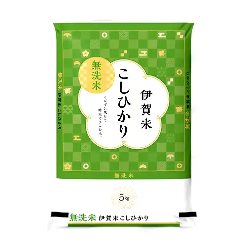 【無洗米】令和7年産　伊賀米コシヒカリ　5kg　お米 米 白米 こしひかり ごはん 三重県 名張市