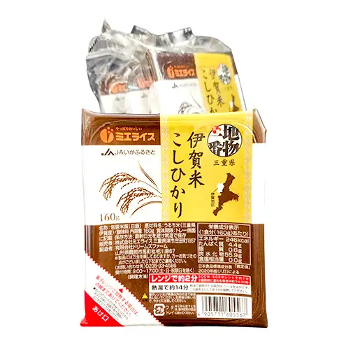 伊賀米コシヒカリパックご飯160g×24食入　こしひかり ごはん 三重県 名張市