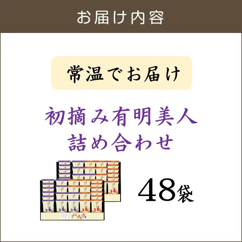 有明海産海苔 初摘み有明美人詰合せ(48袋)【C2-022】