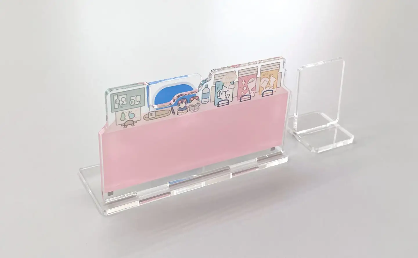 アクリルぱぺスタンド（ぱぺスタ）パステルピンク