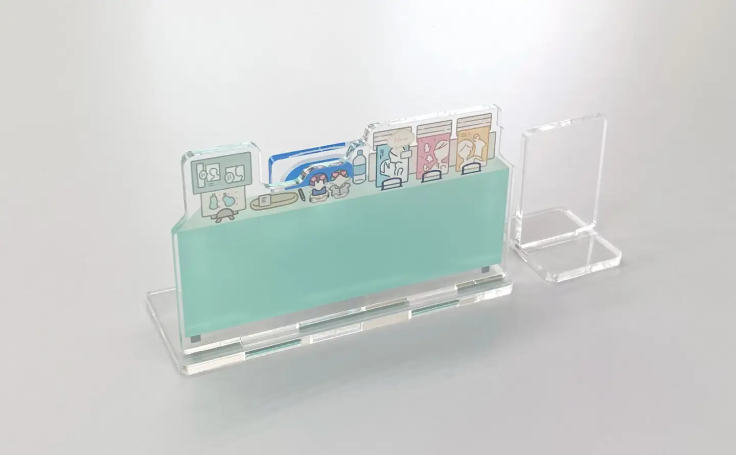 アクリルぱぺスタンド（ぱぺスタ）パステルグリーン