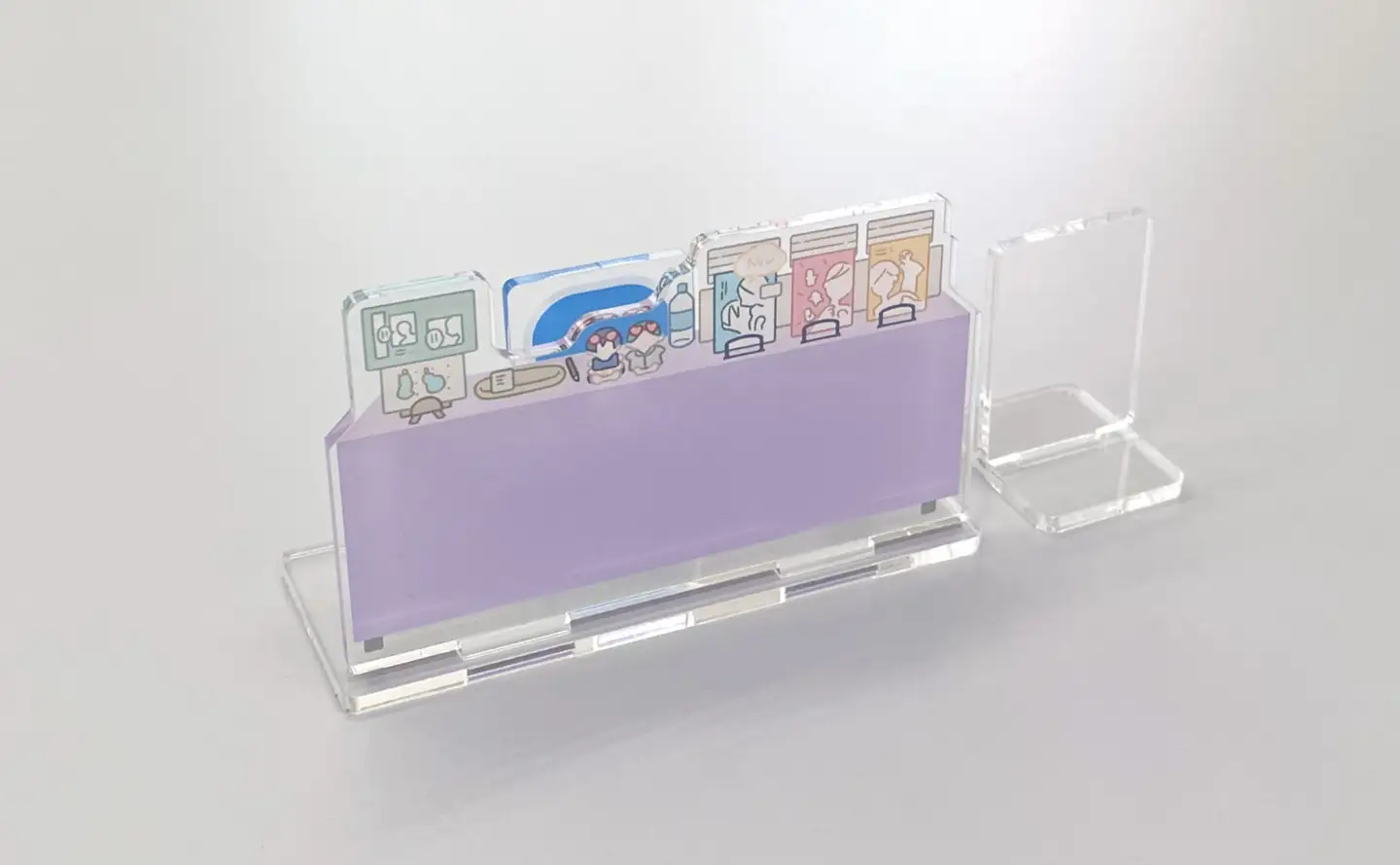 アクリルぱぺスタンド（ぱぺスタ）パステルパープル