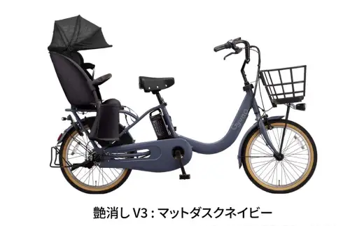【 マットダスクネイビー 】 パナソニック ギュット ・ クルームR ・ DX 電動アシスト自転車 × 1台 【 完全組立配送 】 チャイルドシート バッテリー BAA スタピタ2S バスケット 空気圧表示 アルミキャリア 自転車 電動アシスト自転車 電動自転車 子乗せ自転車  【 2025年12月発売 新モデル 】