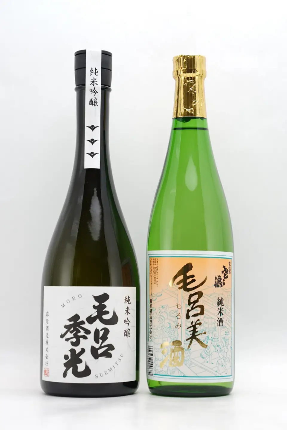 郷土愛溢れる日本酒！麻原酒造の毛呂もろセット　720ml×2本