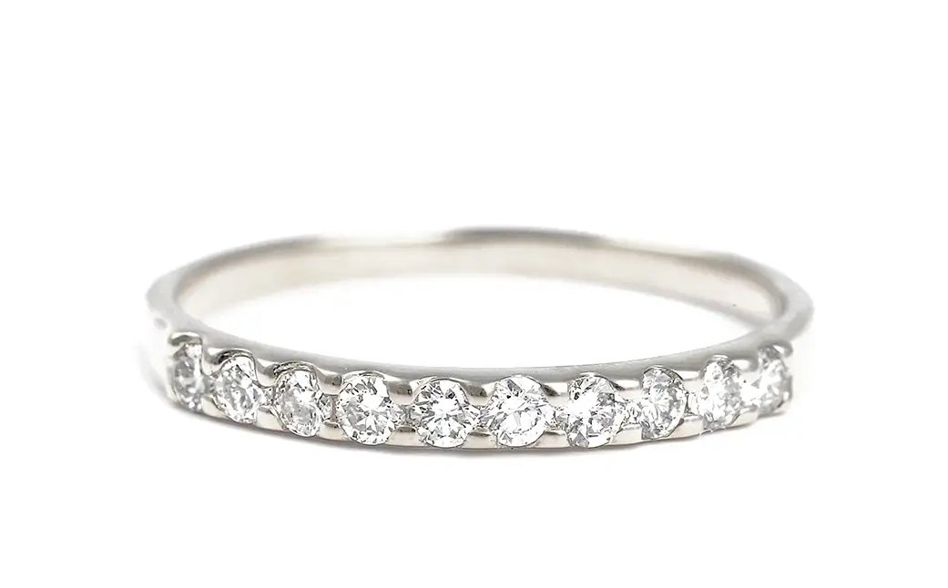 ピンキー　エタニティリング　0.18CT　Ｒ3996DI-P　プラチナ　【サイズ：1号～9号（0.5号刻み対応可）】ピンキーリング 指輪 リング ダイヤ ダイヤモンド 宝石 ジュエリー 贈り物 ギフト プレゼント