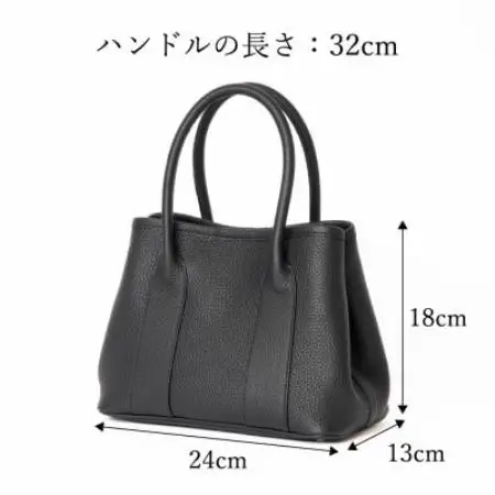 HEDGE 身軽に使えるミニトートバッグ　ティエ[SSサイズ] シュリンク型押し牛革【配送不可地域：沖縄県】【1736915】